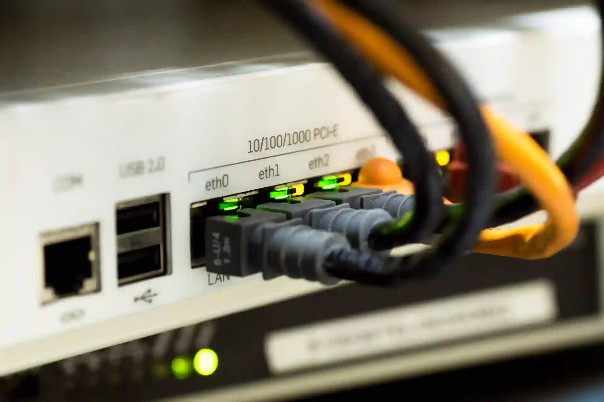 Firewall Router with Cat5 cables