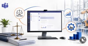 AI assistant in Microsoft Teams for legal, financial, and manufacturing teams