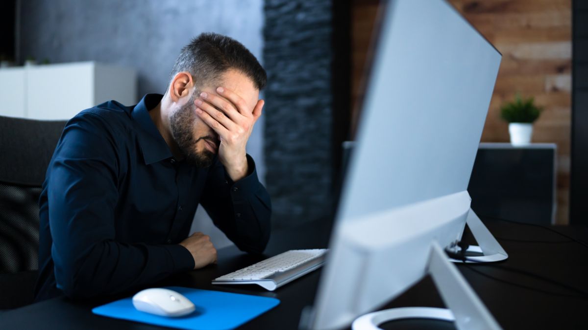 Businessman being scammed using AI